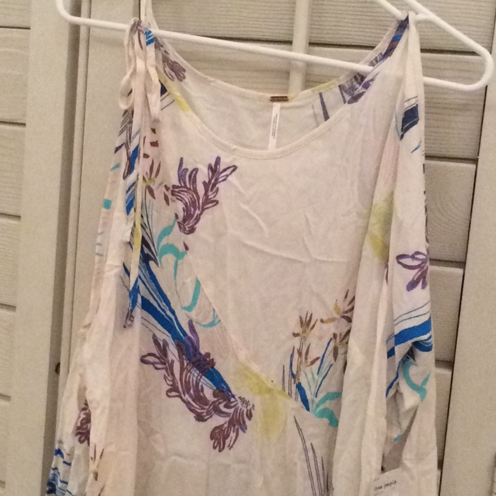 NWT Free People Clear Skies Cold Shoulder Dress - Picture 6 of 6